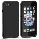 Diverbox for iPhone SE 2020 Waterproof Case iPhone 8 Waterproof Case,Waterproof Shockproof IP68 Full-Body Sturdy Case Built-in Screen Protector for Full Sealed Cover 4.7 in (Black)