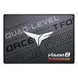 TEAMGROUP T-Force Vulcan Z 4TB SLC Cache 3D NAND QLC 2.5 Inch SATA III Internal Solid State Drive SSD (R/W Speed up to 550/470 MB/s) T253TY004T0C101