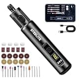 STEELITE Mini Cordless Rotary Tool, 6-Speed Rotary Tool Kit with 50 Accessories, Multi-Purpose and USB Charging 3.7V Power Rotary Tool for Engraving, Sanding, Polishing, Drilling, Etching, DIY Crafts