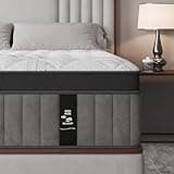 King Size Mattress, 12 Inch King Hybrid Mattress with Medium Firm Gel Memory Foam & Individually Wrapped Pocket Springs, Upgraded Zoned Support, Motion-Isolation & Pain Relief,CertiPUR-US Certified