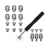 HFEIX 9Pcs M.2 SSD Mounting Screws Kit M2/M3 Standoffs for MSI/Gigabyte