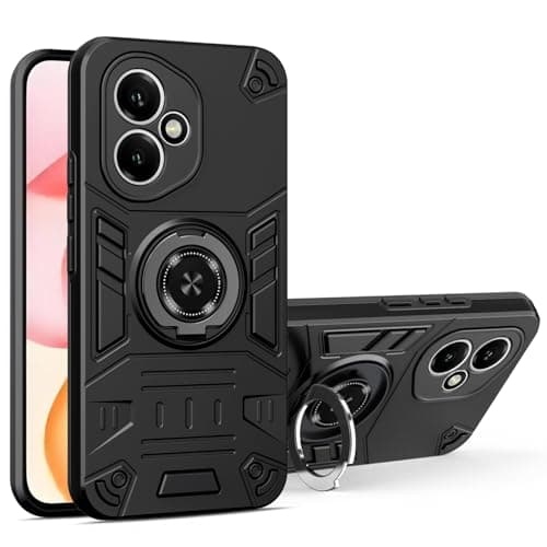 GaliJialiH for Honor 400 5G Phone Case Full Protective Case Military Grade Dual Layer Shockproof Cover Rugged Protection Cover with Kickstand(Black)