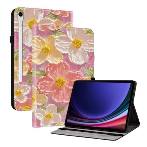 Case for Samsung Galaxy Tab S10 Lite, SM-X400, SM-X406B, 10.9", Premium Leather Flip Cover with Card Slots, Pen Holder, Adjustable Stand, Multiple Decorative Patterns,PSJ-N