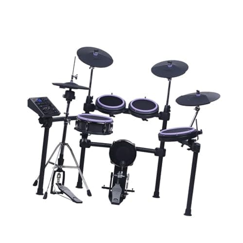 electronic drum set Mesh Electronic Drum For Home Use, Practice Drum Set For Adult Performances(Purple)