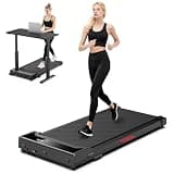 Walking Pad Treadmill for Home - Under Desk Walking and Running Portable Electric Machine Adjustable Slim Compact with 0.6-4.0MPH Modes Max up 265 Lbs with Remote Control for Home Office