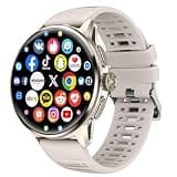 H100 Smart Watch 5G SIM Card Android Dual System (Silver)