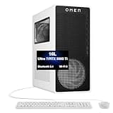 HP OMEN 16L AI Gaming Desktop PC (Intel Ultra 7 265F, GeForce RTX 5060 Ti 16GB GDDR7, 32GB DDR5, 1TB PCIe SSD, RGB Fans, 500W PSU, WiFi 6, Bluetooth 5.4, RJ-45, 3 Display Port, HDMI, Win 11 Pro)