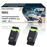 LSSF 9DJ63 Toner Cartridge Compatible with Dell S5840dn S5840cdn Printers, Replacement Parts Contains Chip and Clear Printing (2 Pack Black)