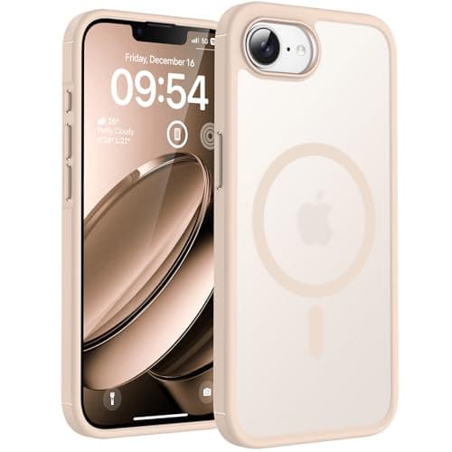 TOCOL for iPhone 17e Case, Compatible with Magsafe, Military Drop Protection, Slim Translucent Matte Shockproof for iPhone 17 e Case 6.1 inch (Desert)