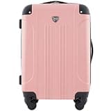 Travelers Club Chicago Hardside Expandable Spinner Luggage, Rose Gold, 22" Carry-On