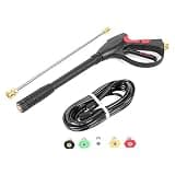 Rhawuy 3000PSI Car Water Jet Power Pressure Washer for Auto Cleaning Maintenance with 8m Water Pipe