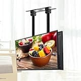 LNNW Adjustable Ceiling TV Mount Bracket - Dual Sided Ceiling TV Bracket, Hanging Ceiling Telescopic Height Adjustment for Most LED LCD Flat Curved Screen TVs & Monitors