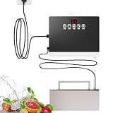 Eiwitany Installation-Free Touch Control Multifunctional Ultrasonic Sink Cleaner, Household Washer for Dishes, Fruits & Seafood