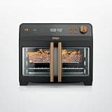 Ninja | French Door Premier Air fry Oven | 10-in-1 functions | 20.3-qt capacity | 5-qt Air Fry Basket, Sheet Pan, Wire Rack, Broil Rack | PFAS-free, Dishwasher-Safe Accessories | Black | FO101BK