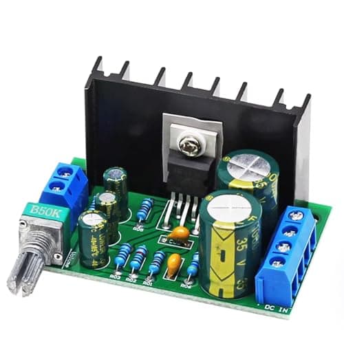 artcavs tda2050 dc 5-24v Mono Audio Amplifier Module 1 channle Digital Mono Amplifier Board Power amp for Speaker
