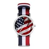 ZMYAPQO US American Flag Watches for Men