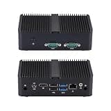 Qotom Industrial Mini PC J4125 8GB RAM mSATA Barebone Dual COM RS232 RS485