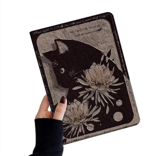 Flower Case for Xiaomi Pad 7 / Pad 7 Pro Case Flower Pattern Cute Floral Illustrated Printed Cover with Pencil Holder,Color 6
