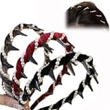 JUKOOE High Crown Pearl Hairband, Vintage High Crown Artificial Pearl Headpiece, Elegant Choice for Women