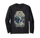 Hummingbird Nectar Runner Bootleg Nature Bird Lover Garden Long Sleeve T-Shirt