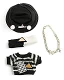 BAIKEA Doll Clothes for 17cm Dolls Fashion Accessories for Dress Up No Doll Stripes
