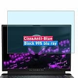 Vaxson Anti Blue Light Tempered Glass Screen Protector, compatible with Dell ALIENWARE m18 R2 18" Laptop Visible Area Cover Only, 9H Film Protectors [ Not Full Coverage ]