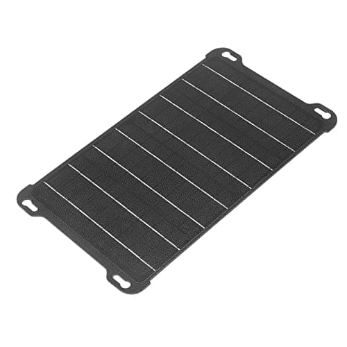 Focket Portable Solar Panel, 15W 5V 18V IPX6 Solar Battery Charger Camping Charger with USB Type C DC Ports Fast Charging for Cell Phone Power Station Power Bank