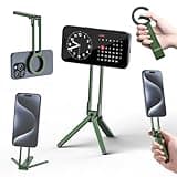 ULANZI MA30 Magnetic Phone Tripod Stand for iPhone - Aluminium Maglock Smartphone Mini Tripod Pocket Cell Phone Stand Strong Magnet Quick Mount Compatible with iPhone 17 16 15 14 13 12 Series, Green