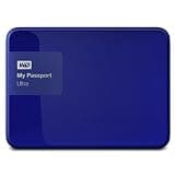 WD 1TB My Passport Ultra USB 3.0 Secure Portable External Hard Drive, Blue (WDBGPU0010BBL-NESN) [Old Model] (Renewed)