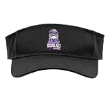 Family Support Lupus Awareness Purple Ribbon Sport Sun Visor, Youth, One Size, Black
