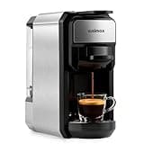 CUSIMAX Espresso Machine Single Serve Coffee Machine Compatible with Nespresso Pods, Adjustable Brewing Size, 19Bar Coffee Maker, Stainless Steel Espresso Maker with 20oz Remevable Water Tank