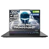 Thunderobot Zero 18 Pro 5090 Gaming Laptop, 18" QHD+ 240Hz 2.5K Hummingbird Display, Core Ultra 9 275HX, GeForce RTX 5090, 64GB DDR5, 2TB SSD, Per-Key RGB, FHD IR Camera, Wi-Fi 6E, Win 11 Home
