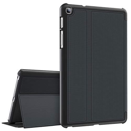 Soke Samsung Galaxy Tab A 8.0 Case 2019 [P200/P205], Premium Shock Proof Stand Folio Case,Multi- Viewing Angles,Soft TPU Back Cover for Galaxy Tab A 8.0 inch Tablet(Dark Grey)