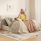FLEXISPOT Adjustable Bed Frame Bases Queen, Massage, Zero Gravity, Memory Postions, Quick Assembly, Whisper Quiet Durable Motor, Adjustable Leg, Underbed Light, Wireless Remote, 750Ibs.