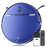 MANVN Robot Vacuum and Mop Combo for Pet Hair, Ultra-Slim 2.87" Thin Robotic Vacuum Cleaner for Hard Floors and Carpets with 3D Obstacle Avoidance, Wi-Fi/App/Voice Controlled, Self-Charging