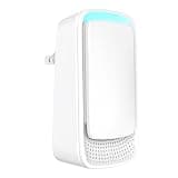 Plug In Air Ionizers - Negative Ion Technology Air Purifier - Quiet Operation Air Freshener for Home, Bedroom, Office, Garage Room - Portable Air Purifiers Odor,Pets Smell - Air Cleaner White (1 Pack）