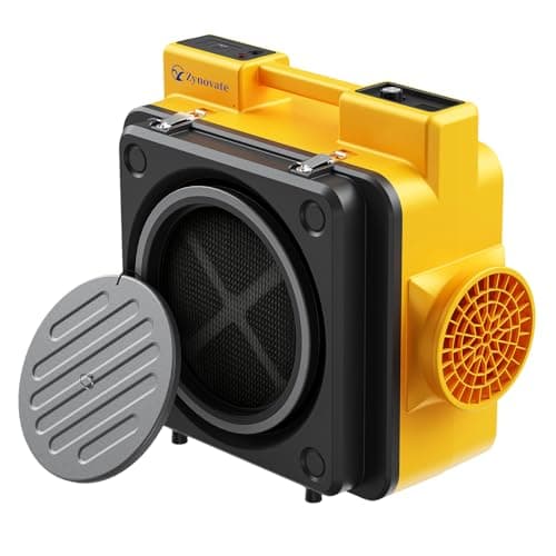 Air Scrubber 800 CFM with 4-Stage Filtration, Stackable Negative Air Machine for Home, Industrial and Commercial Use, Water Damage Restoration Equipment, Airborne Cleaner HEPA Scrubber with 4 Filters