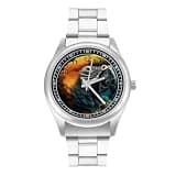 NTVOWPZO Three-Hand Analog Stainless Steel Watches for Men Easy Reader