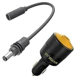 Starlink Mini Car Adapter 12V to 30V DC Step Up Converter with White Indicator Light, Starlink Mini DC Extension Cable 1FT, 16AWG Starlink Mini Cable Waterproof Female to Male Plug