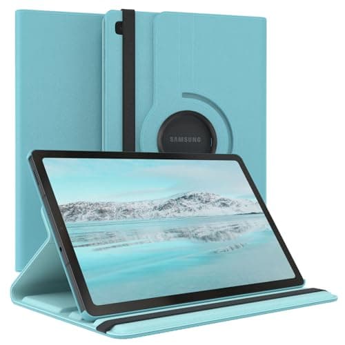 Vultic Rotating Case for Samsung Galaxy Tab S3 9.7 2017 (9.7-inch) [SM-T820/T825/T827], 360 Degree Stand [Auto Sleep/Wake] Folio PU Leather Smart Tablet Cover (Sky Blue)