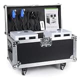 Compatible with 700W Cold‑Effect Fountain Machine with Carrying Case - 2-Pack, Visual Special‑Effect Compatible with Stage Events(2Cold Spark and Case)