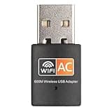 Olialia USB WiFi Adapter - Dual Band 2.4G/5G USB WiFi 600Mbps Mini Wi-fi for Desktop Laptop PC Support Windows XP Vista/7/8/8.1/10