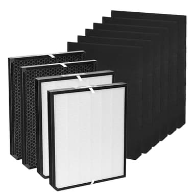 Maostair AD3500 H13 True HEPA Replacement Filter Compatible with Air Doctor AD3000/AD3500/AD3500i Version Air Purifiers, 2 True H13 HEPA Filter + 2 Activated Carbon filter + 6 Pre-Filter