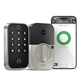 Yale Security Assure Lock 2 Deadbolt, Satin Nickel Keyed Smart Entry Door Lock with Wi-Fi Connected Keypad for Code Entry and Remote Access, YRD410-WF1-619