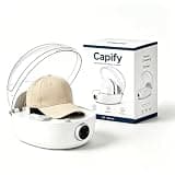 Capify Automatic Hat Cleaner and Dryer, Steam Hat Cleaning Machine with Shape Retention System, One-Touch Cap Washer for Baseball Caps, Snapbacks and Trucker Hats, Deep Clean, Fresh scent and Dry