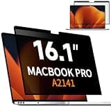 BSPROTE Privacy Screen for MacBook Pro 16 Inch 2019 (A2141), Removable Anti-Spy Filter for Mac Pro 16.1", Eye Protection HD Anti-Scratch