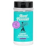 Aunt Fannie's Carpet Refresher & Deodorizer Powder, Multi-Purpose Carpet, Rug, and Upholstery Odor Eliminator for Homes with Cats and Dogs, Lavender Scent, 16 Oz (Pack of 1)