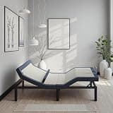 Star20XX Twin XL Adjustable Bed Base, Adjustable Bed Frame, Lumbar Support Bed Base, Head and Foot Tilt, Massage, USB Ports, Under Bed LED Light, Wireless Remote, Adjustable Legs