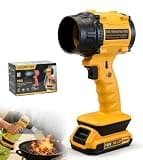 Turbo Jet Blower Compatible with Dewalt 20V, Mini Cordless Leaf Blower High Power 110000 RPM Electric Handheld Blower Portable Snow Blowers for Car/Lawn/Garage Cleaning Snow Removal (Without Battery)