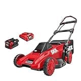 SKIL PWR CORE 40 Brushless 40V 20-Inch Push Mower Kit, Includes 6.0Ah Battery and 150W Charger - PM4910-15
